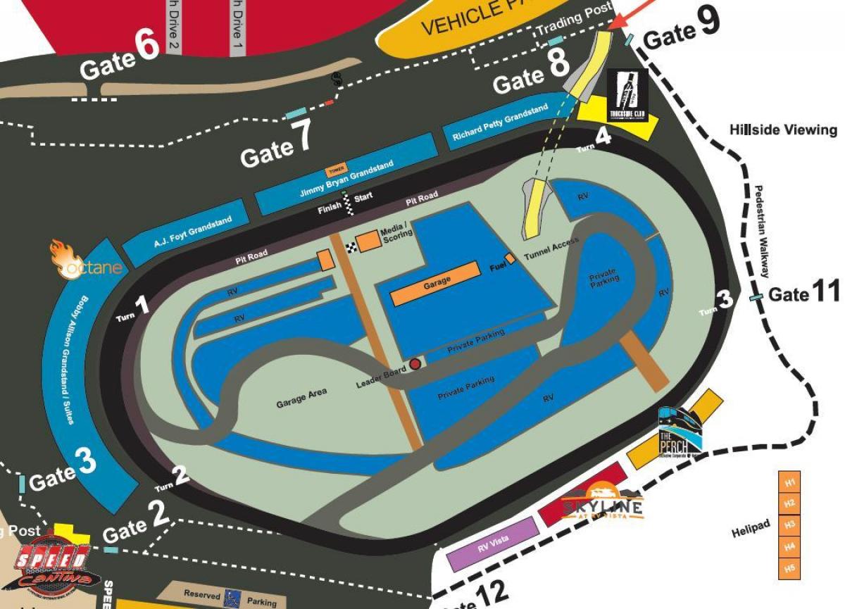 Phoenix raceway χάρτης
