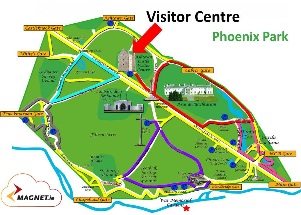 Phoenix park χάρτης