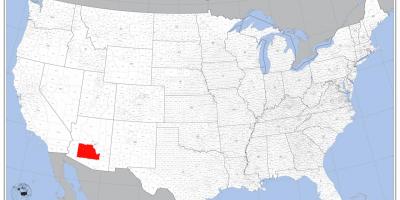 Φοίνιξ, ΗΠΑ χάρτη